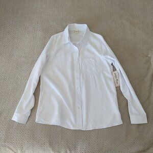 Indigo Rose Women's Shirt Size: M, Color: White